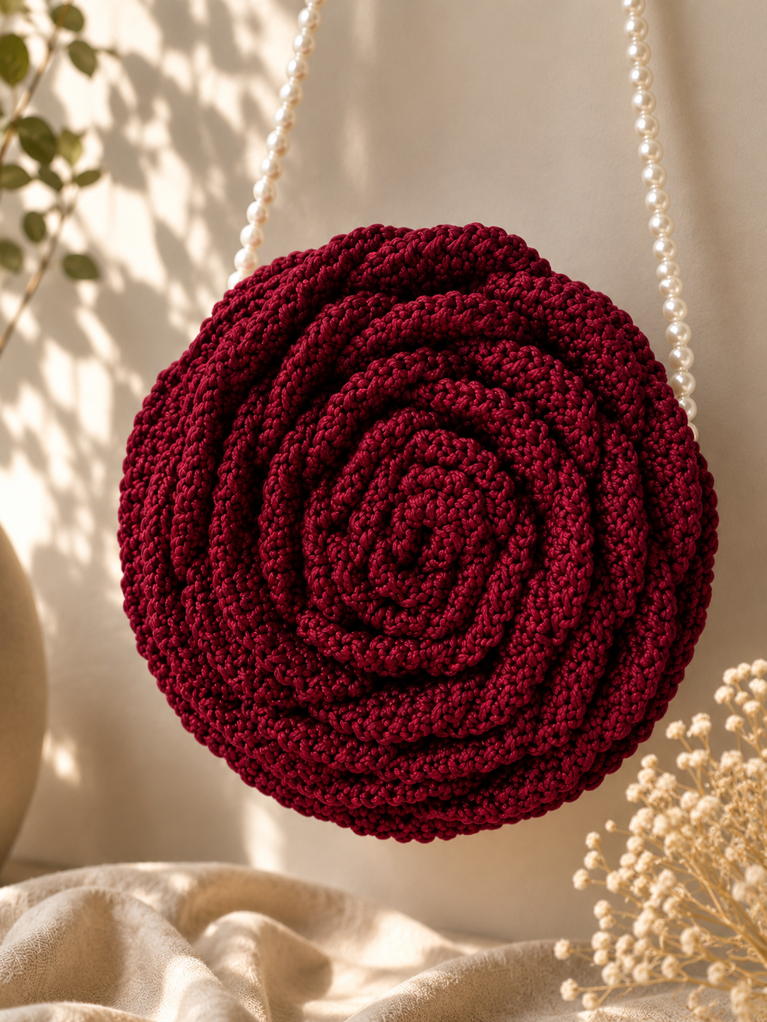 Crimson Rose Handbag