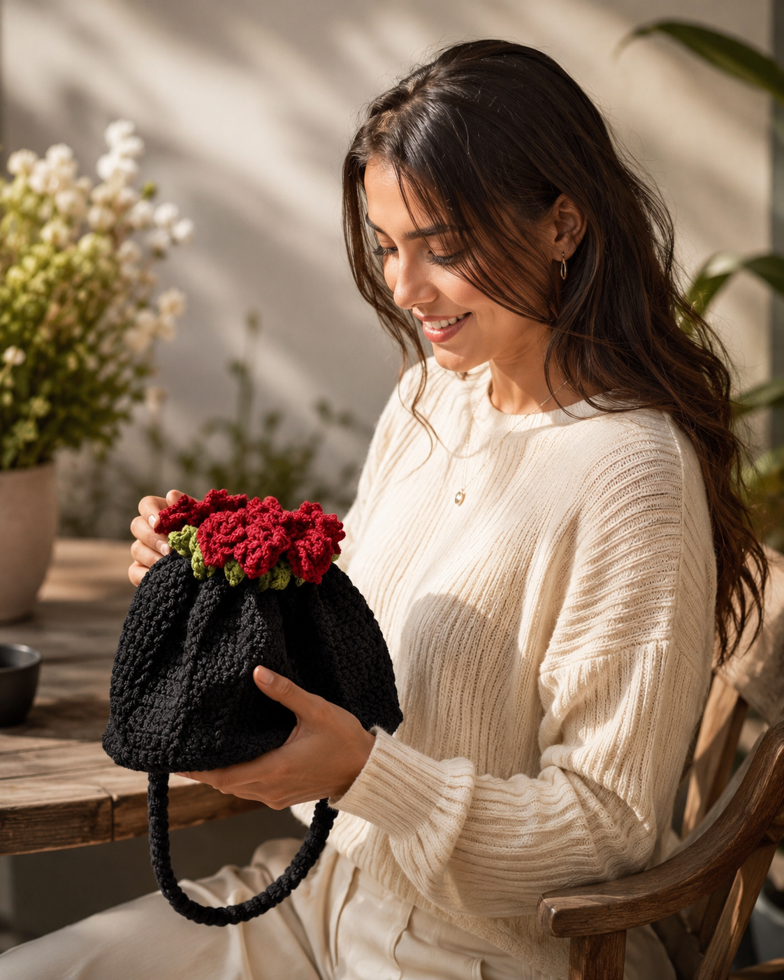 Rosette Tote Bag
